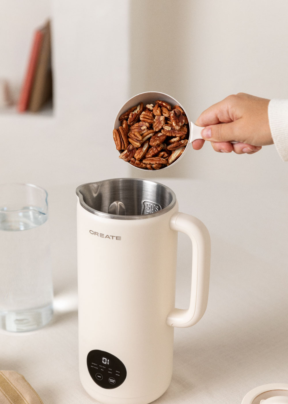 CREATE - VEGAN MILK MAKER STUDIO - Macchina multifunzione per bevande vegetali da 850 ml
