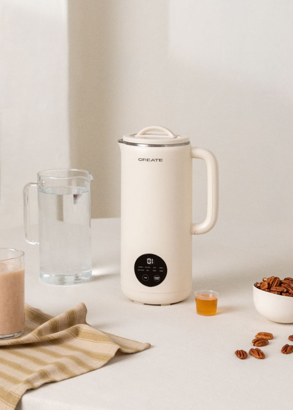 CREATE - VEGAN MILK MAKER STUDIO - Macchina multifunzione per bevande vegetali da 850 ml