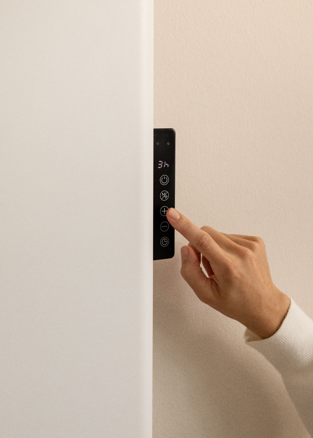CREATE - WARM CLEAR - Termoconvettore elettrico da parete con WiFi