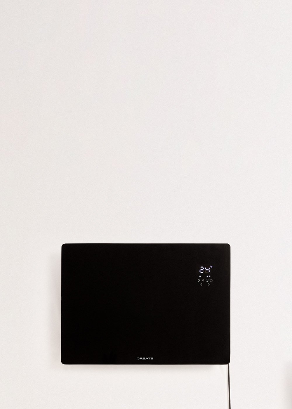 CREATE - WARM CRYSTAL 1500W - Termoconvettore elettrico in vetro con WiFi