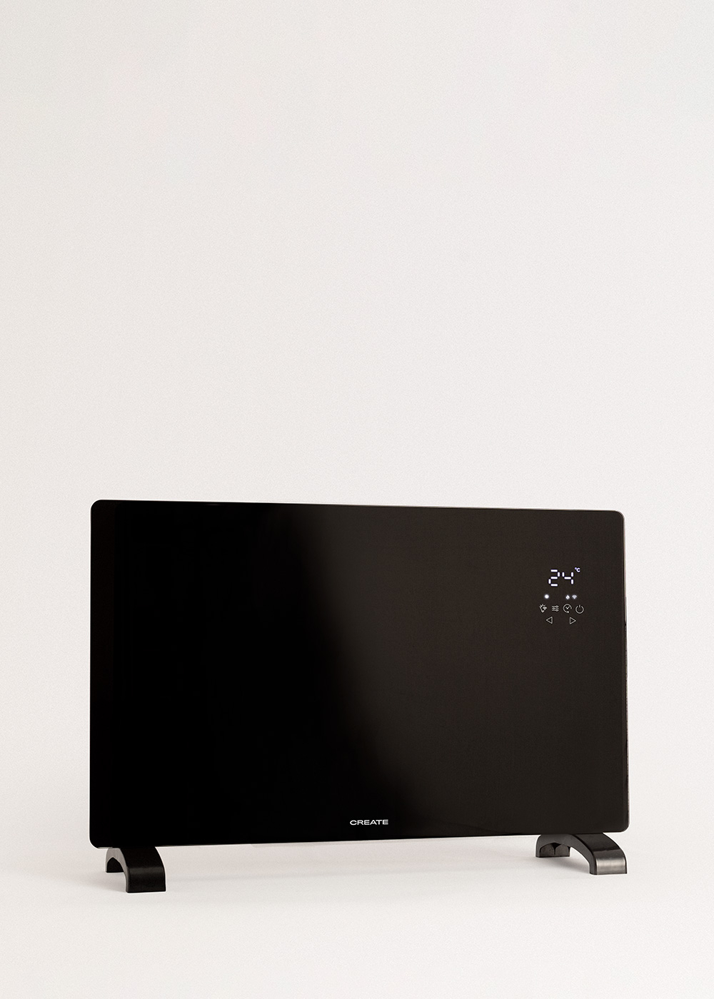 CREATE - WARM CRYSTAL 2000W - Termoconvettore elettrico in vetro con WiFi