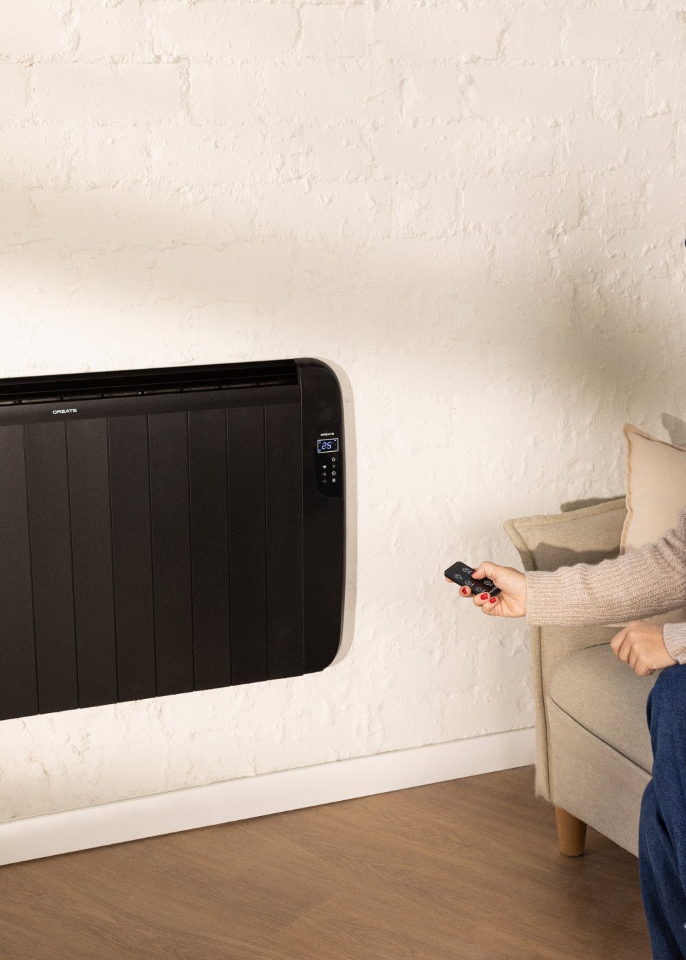 CREATE - WARM SLIM 2000W - Emettitore termico con wi-fi