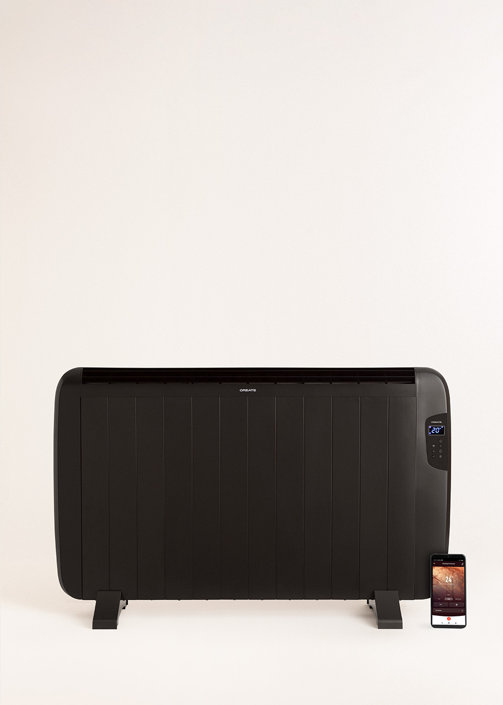 CREATE - WARM SLIM 2000W - Emettitore termico con wi-fi