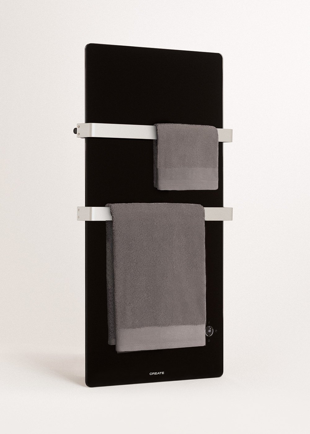 CREATE - WARM TOWEL CRYSTAL - Scaldasalviette elettrico in vetro con WiFi 600W