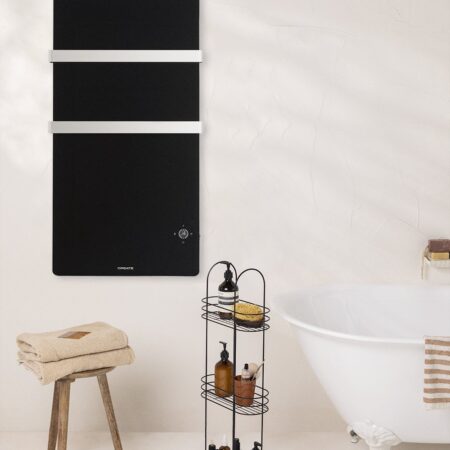CREATE - WARM TOWEL CRYSTAL - Scaldasalviette elettrico in vetro con WiFi 600W
