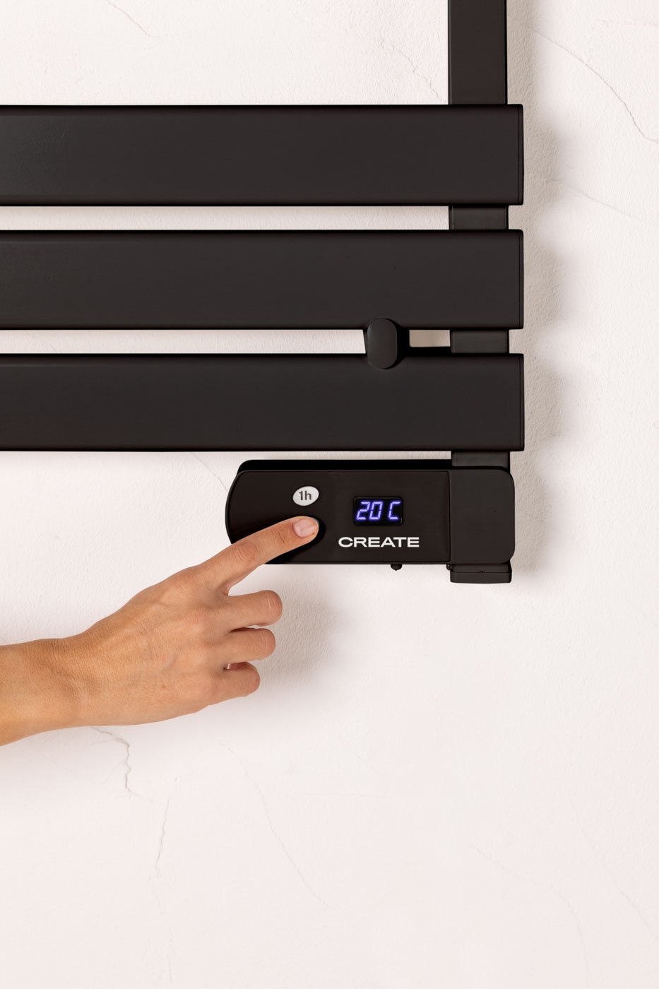 CREATE - WARM TOWEL MINI - Scaldasalviette elettrico da pavimento o da parete 150W