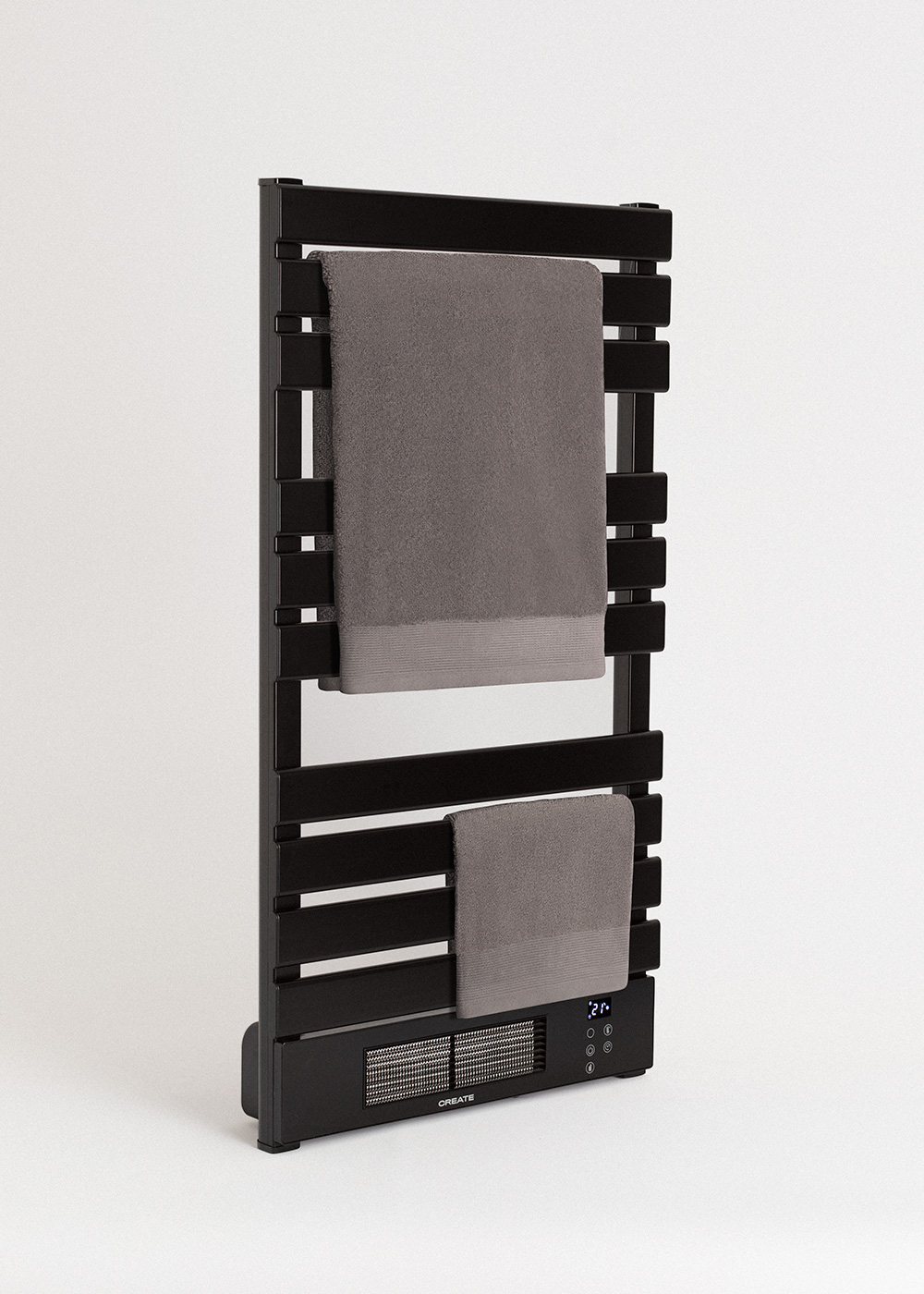 CREATE - WARM TOWEL PRO - Scaldasalviette elettrico con WiFi e radiatore 1500W