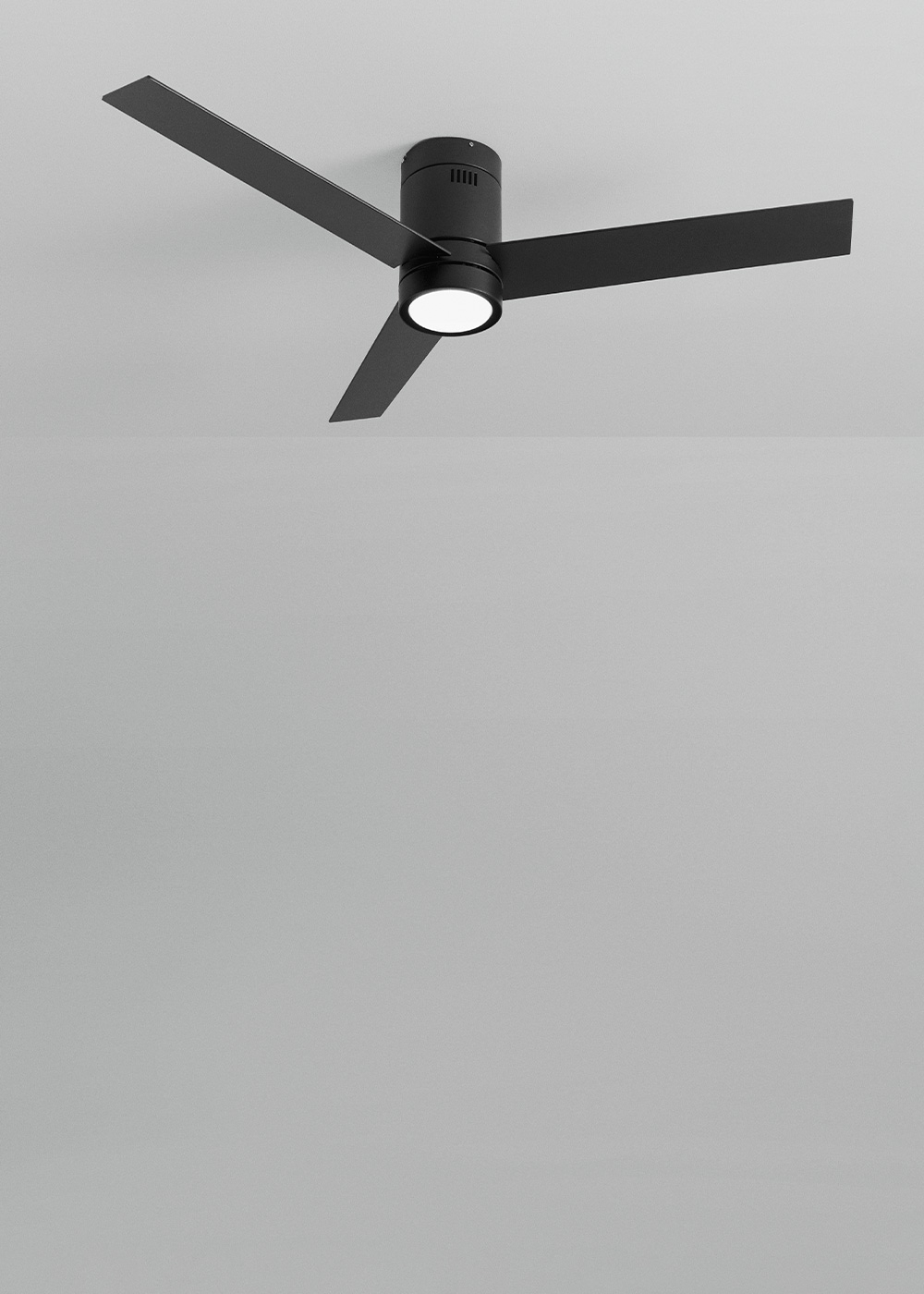 CREATE - WIND MINIMAL - Ventilatore da soffitto 40W silenzioso Ø132 cm con luce LED da 15W