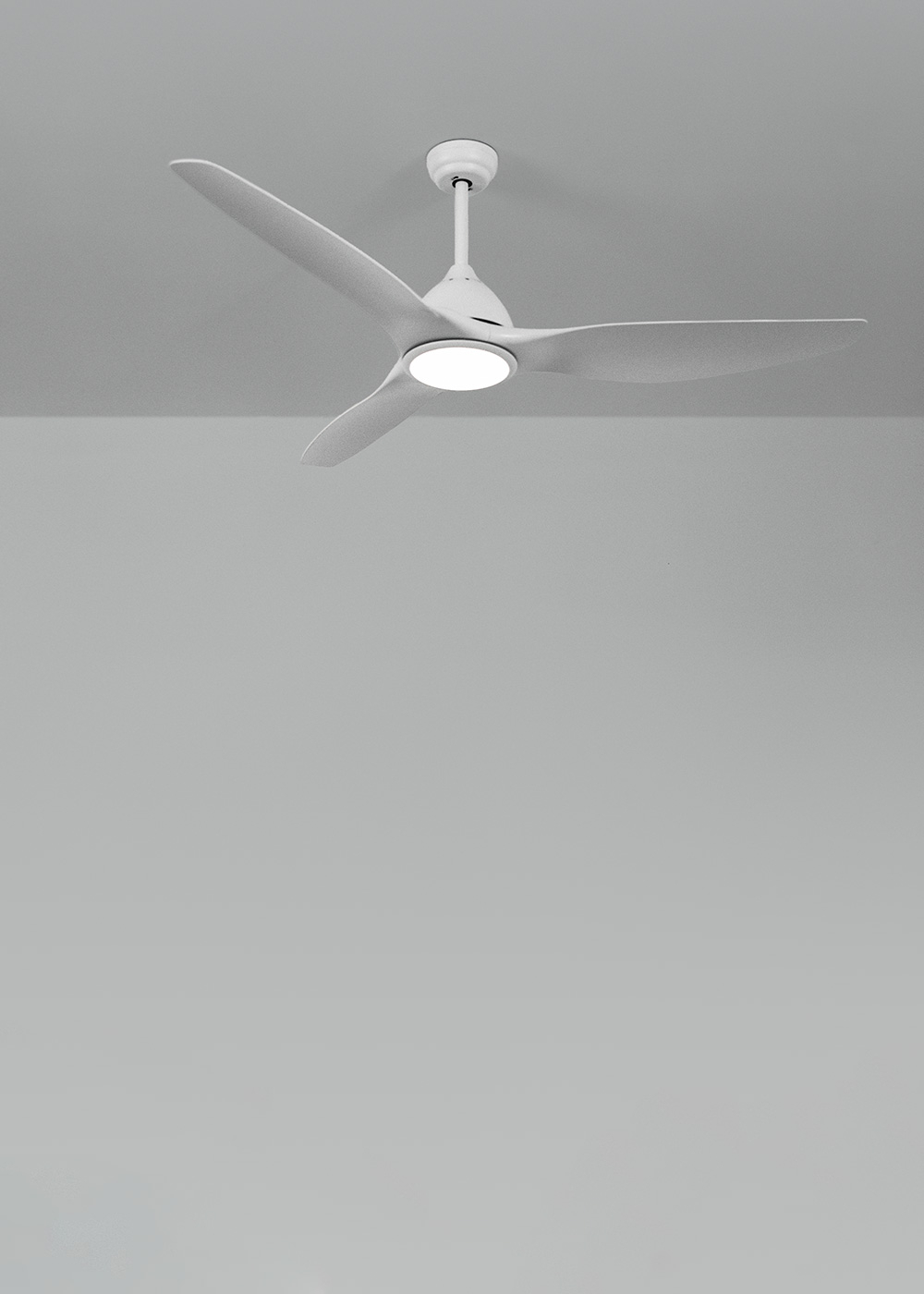 CREATE - WIND SAIL - Ventilatore da soffitto 90W silenzioso XL Ø163 cm