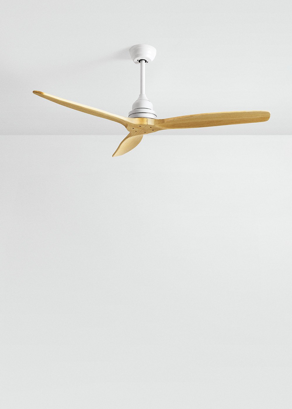 CREATE - WIND WOOD - Ventilatore da soffitto 75W silenzioso Ø132 cm 100% legno