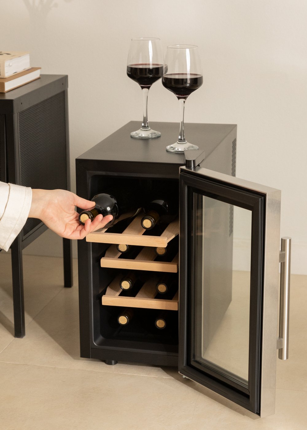 CREATE - WINECOOLER WOOD S - Cantinetta per vini 8 bottiglie