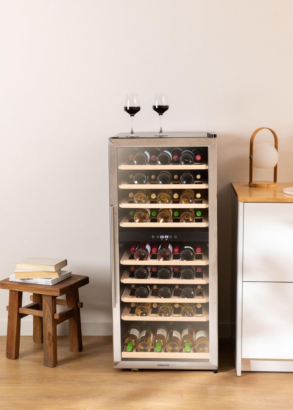 CREATE - WINECOOLER XXL - Cantinetta per vini 70 bottiglie