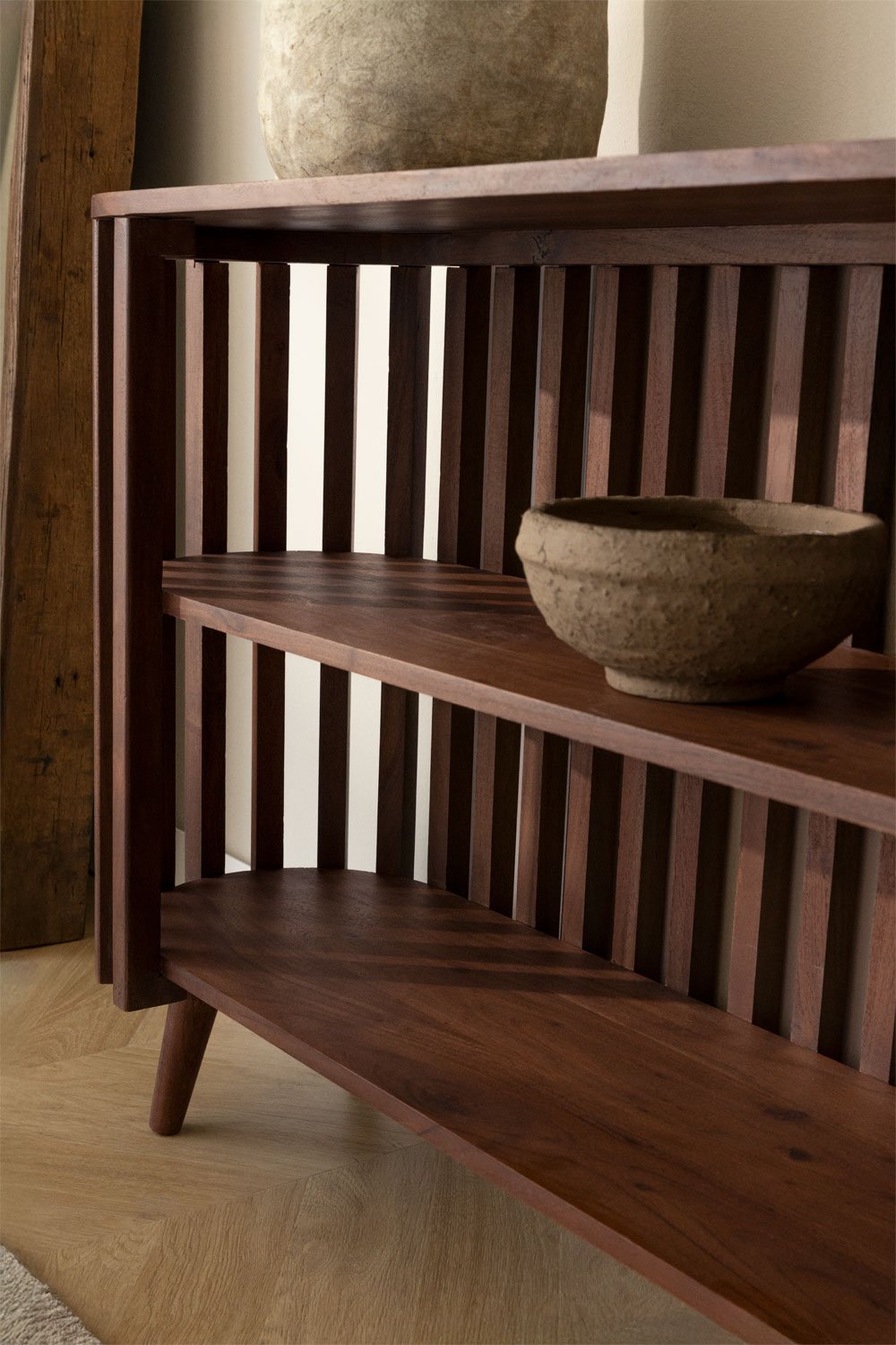Credenza 120x35 cm in legno di acacia Dragor
