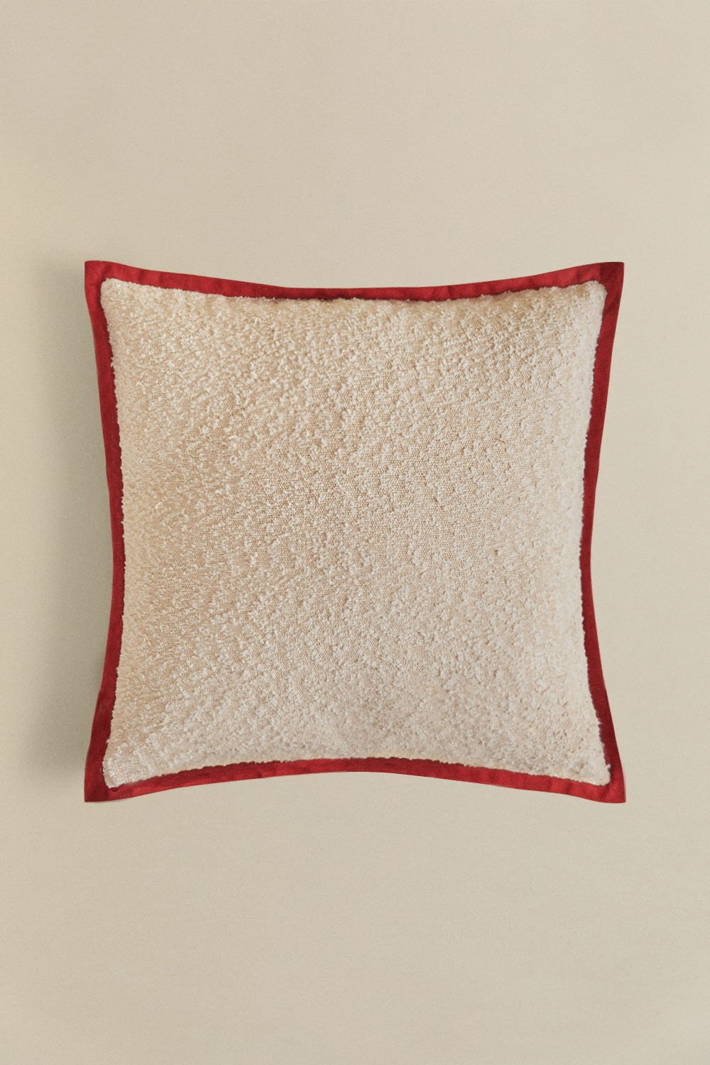 Cuscino quadrato in tessuto bouclé (45x45 cm) Renildo