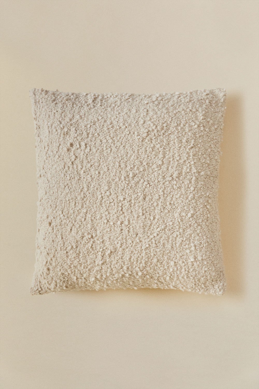 Cuscino quadrato in tessuto bouclé (45x45 cm) Zanero