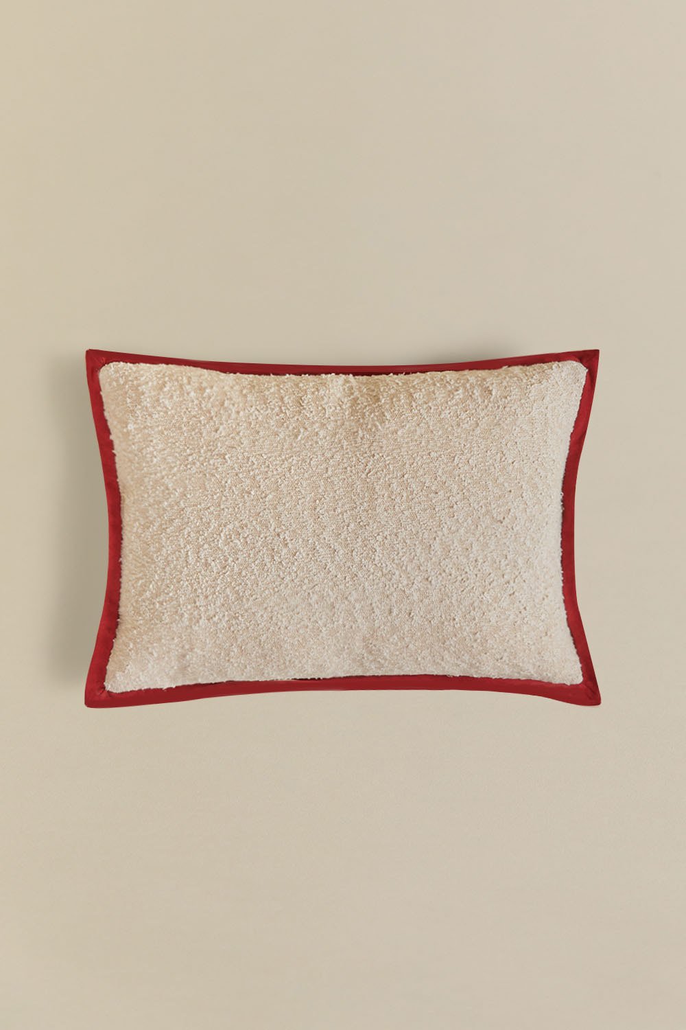 Cuscino rettangolare in tessuto bouclé (35X50 cm) Renildo