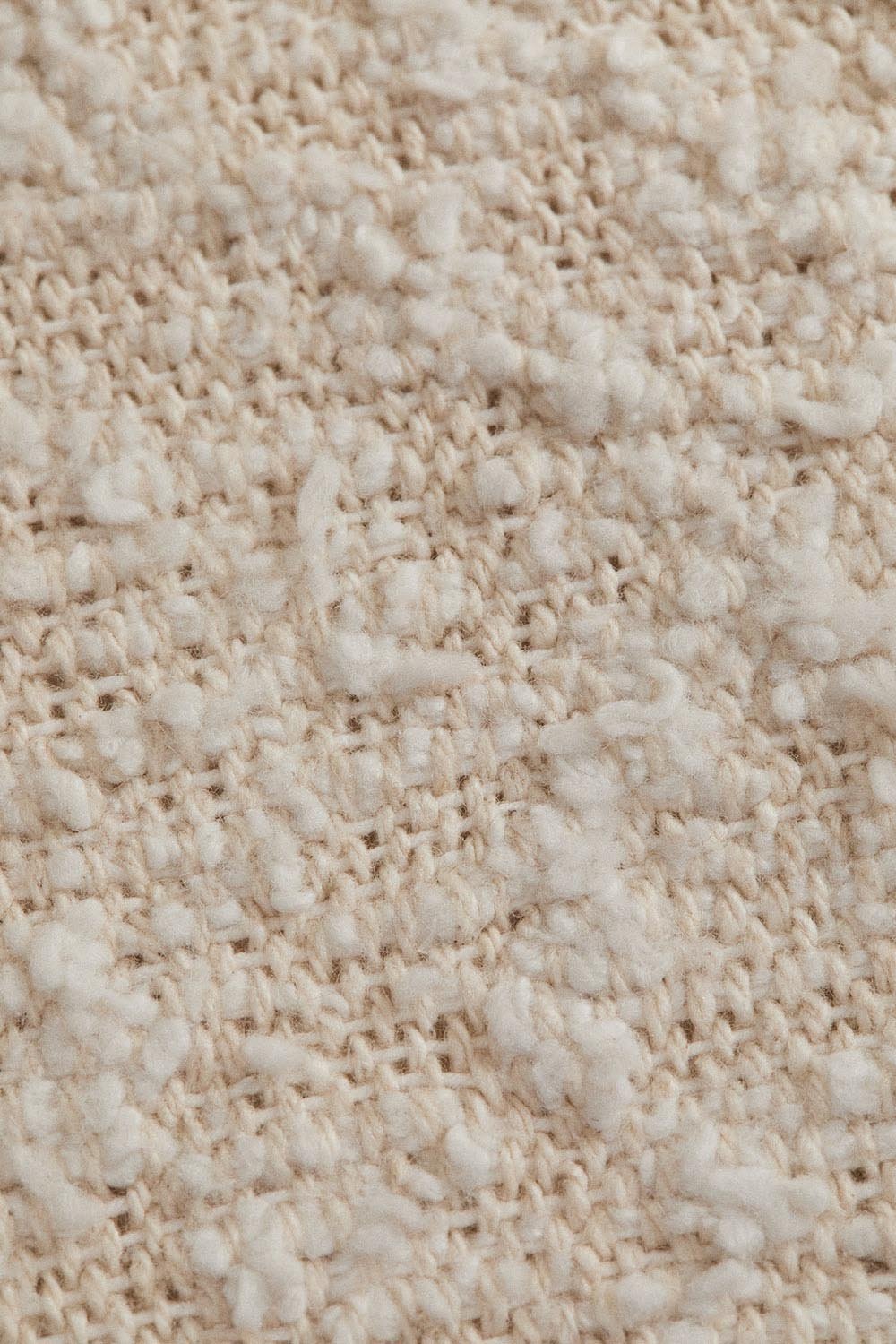 Cuscino rettangolare in tessuto bouclé (35X50 cm) Renildo