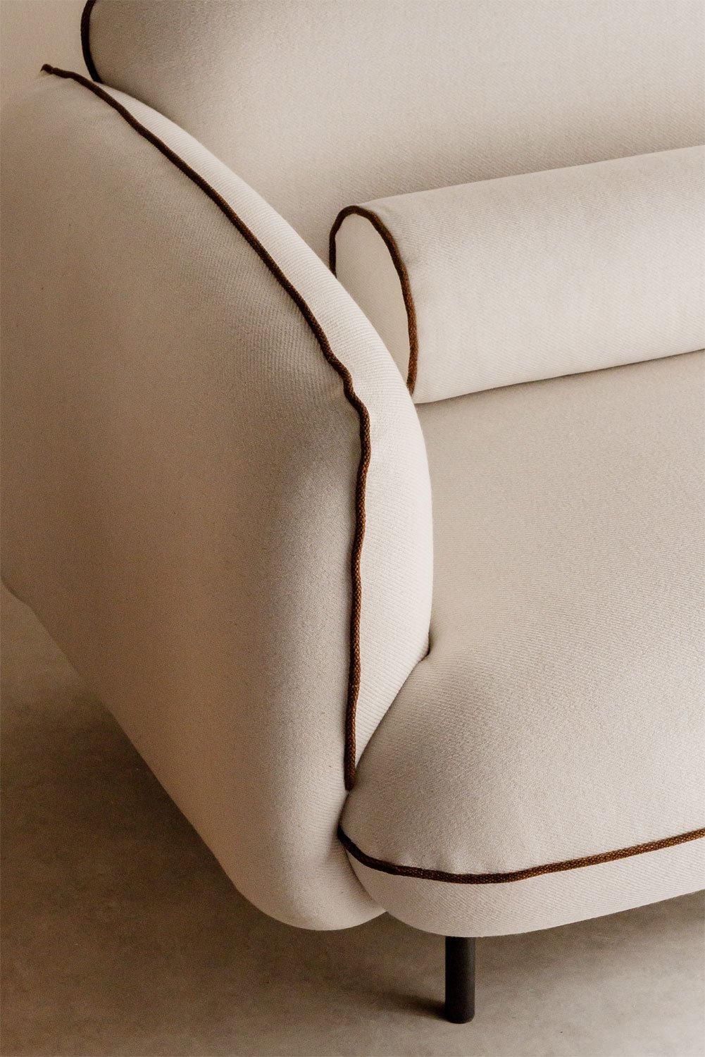 Divano 3 posti con pouf Biel