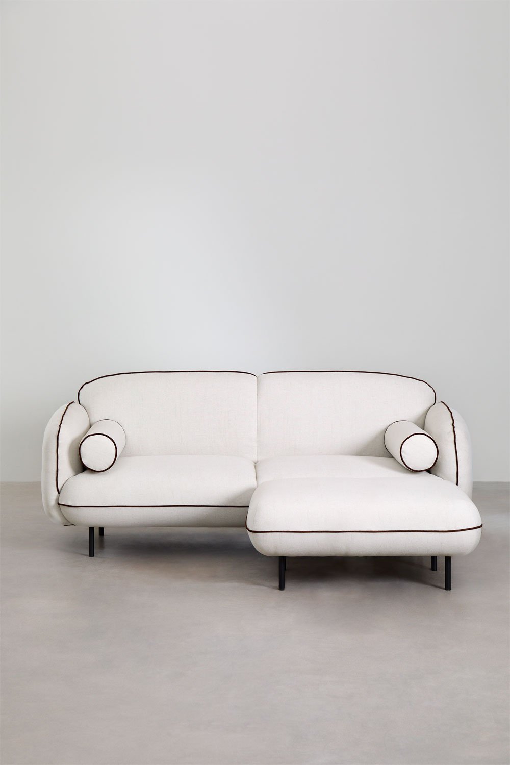 Divano 3 posti con pouf Biel