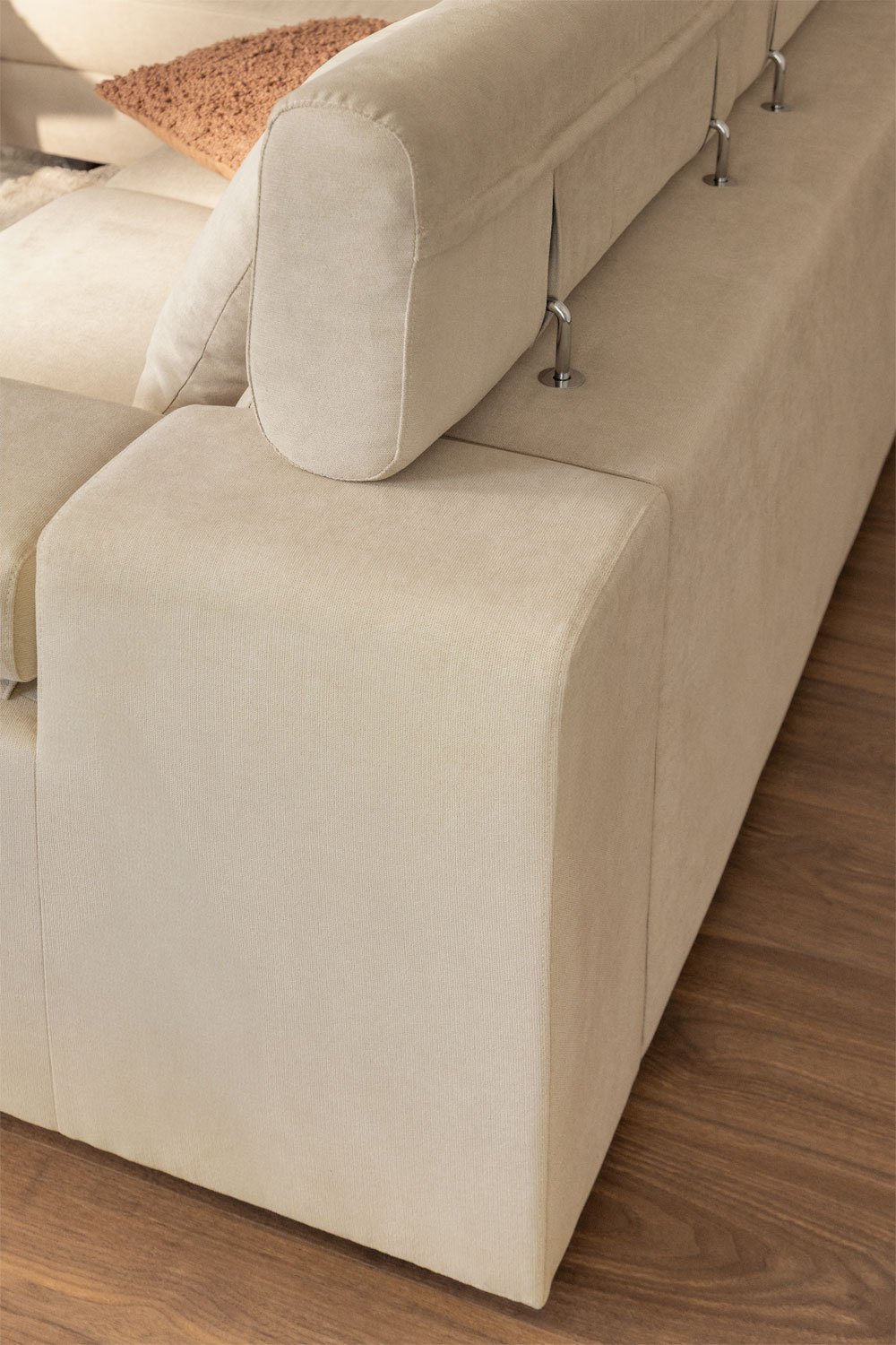 Divano Aramis a 3 posti con chaise longue sinistra