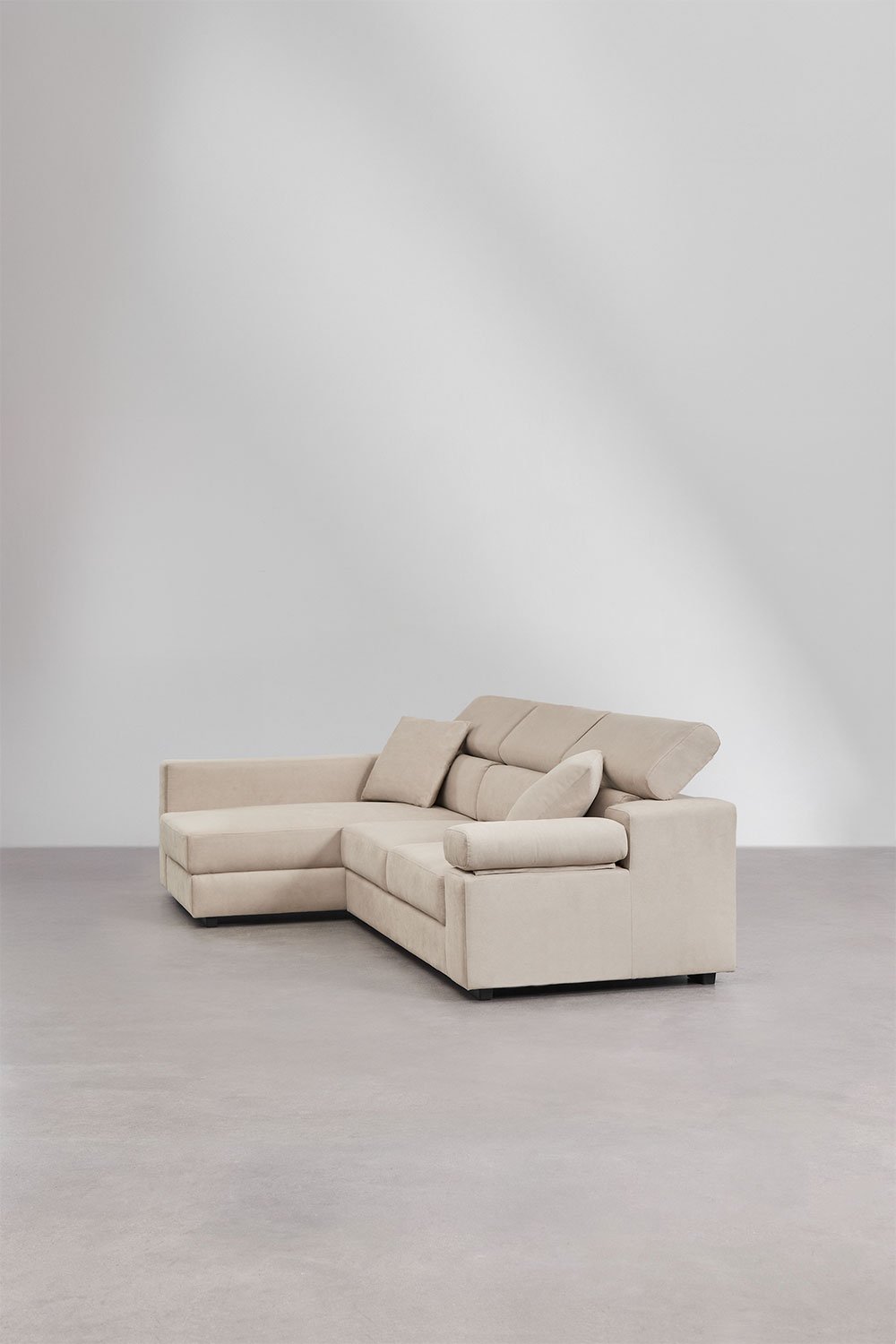 Divano Aramis a 3 posti con chaise longue sinistra