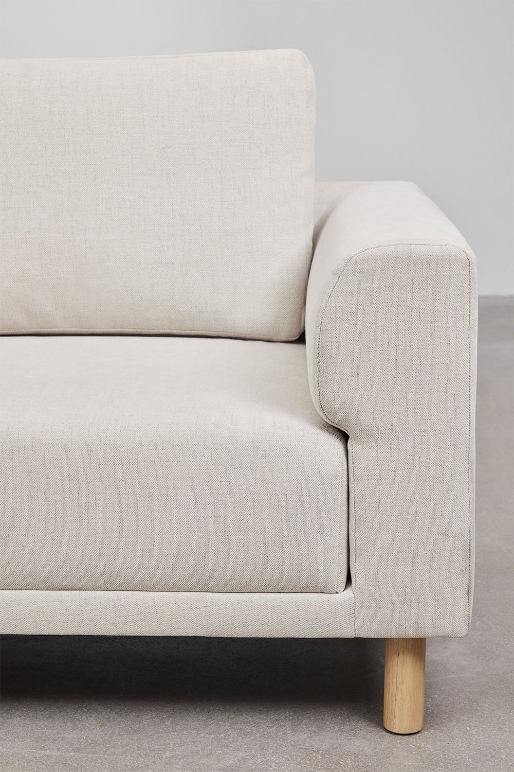Divano chaise longue Caspian a 3 posti