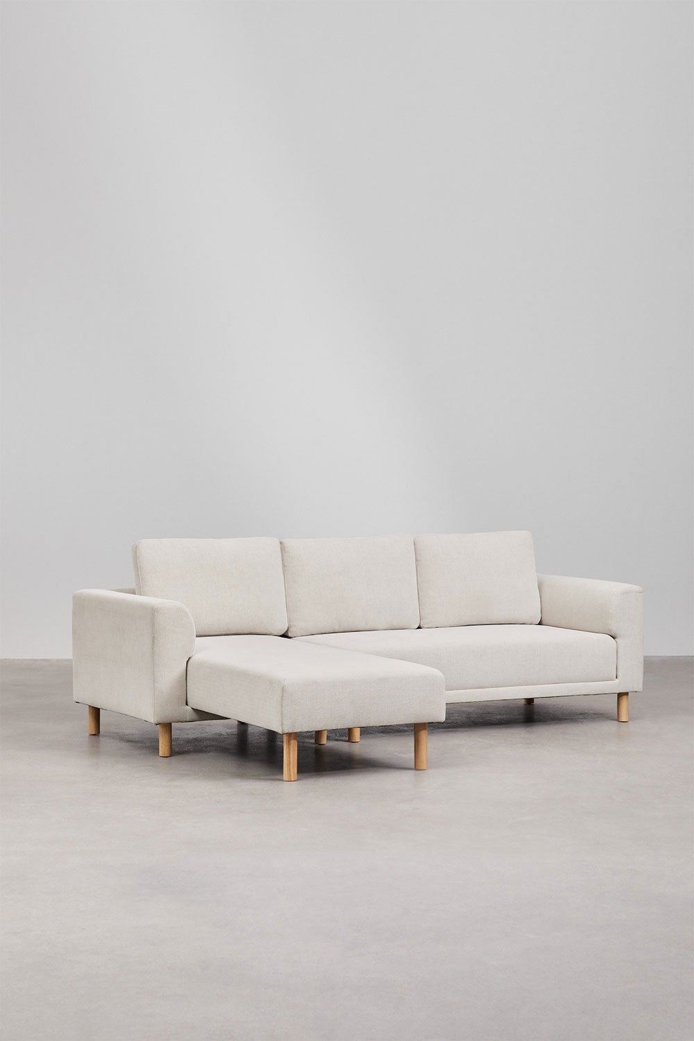 Divano chaise longue Caspian a 3 posti