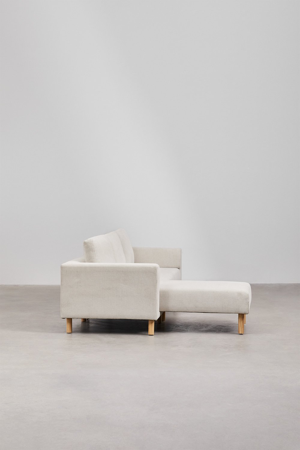 Divano chaise longue Caspian a 3 posti