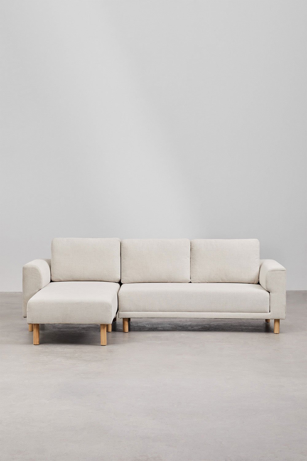 Divano chaise longue Caspian a 3 posti