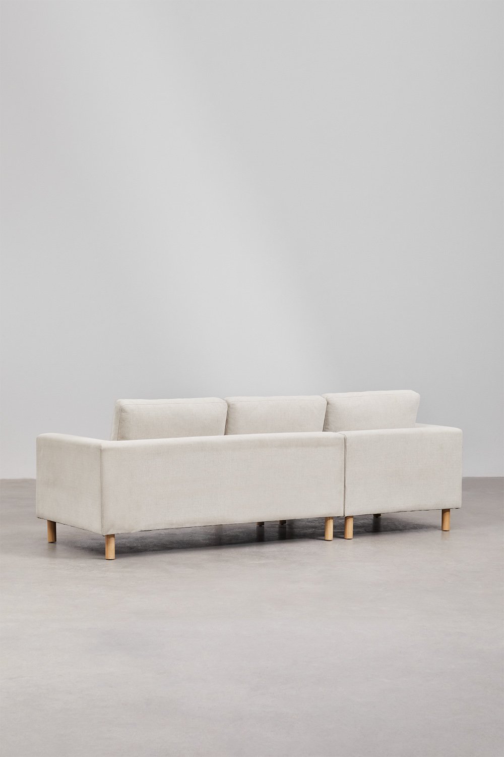 Divano chaise longue Caspian a 3 posti