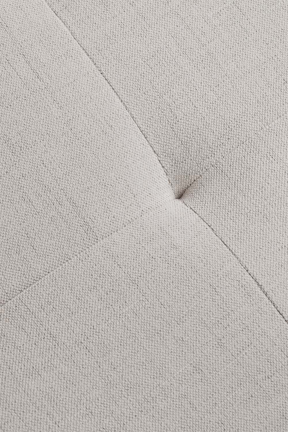 Divano componibile a 4 pezzi e pouf in tessuto Vermont