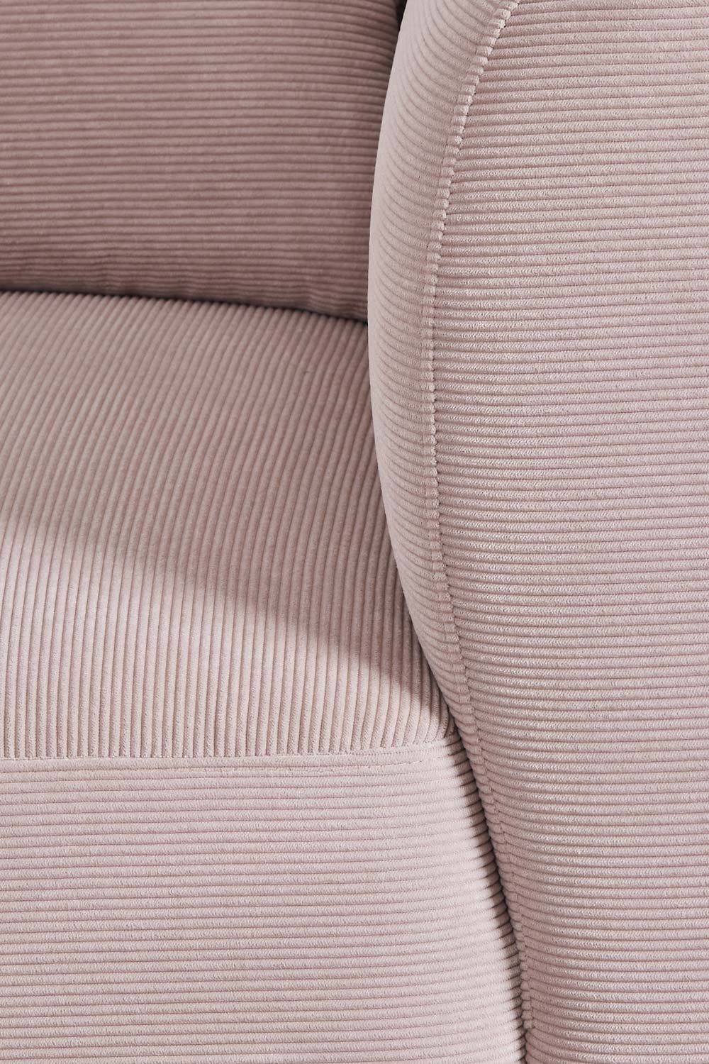 Divano componibile angolare in 4 pezzi con chaise longue sinistra e pouf Fogler
