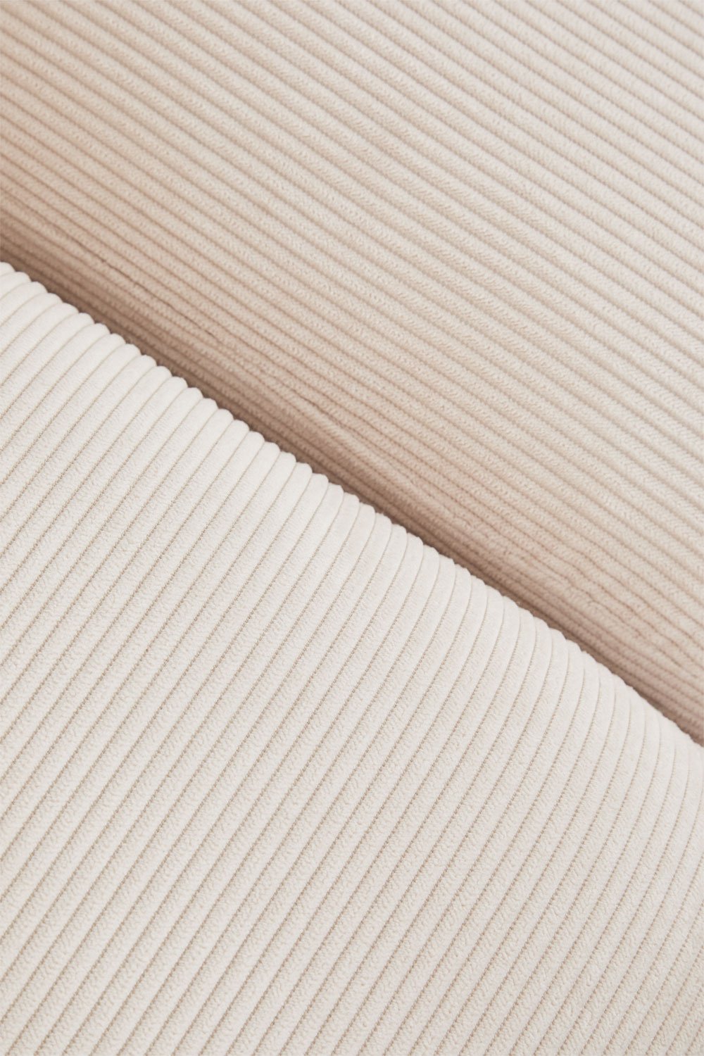 Divano componibile angolare in 5 pezzi con pouf Fogler