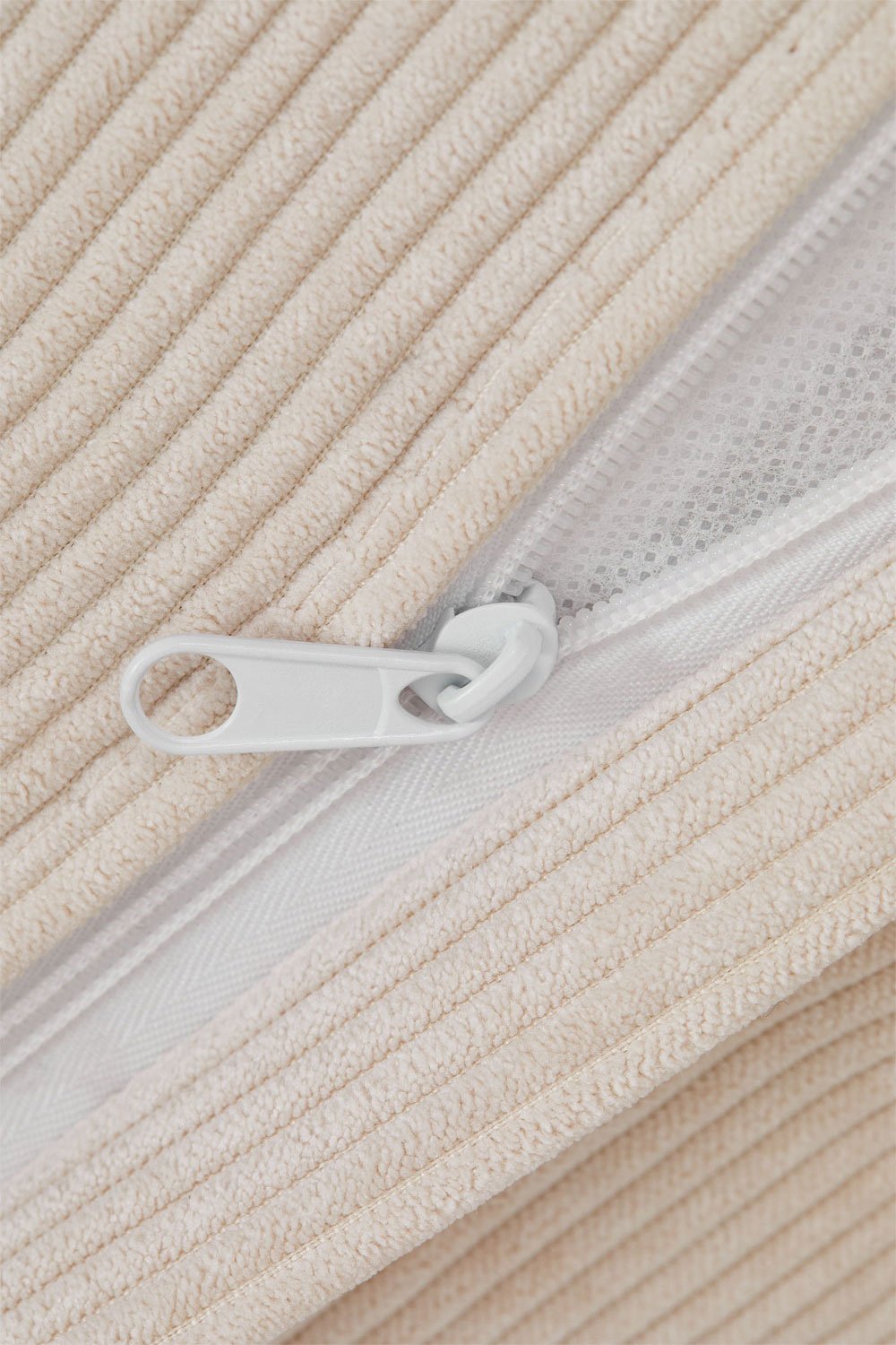 Divano componibile angolare in 5 pezzi con pouf Fogler