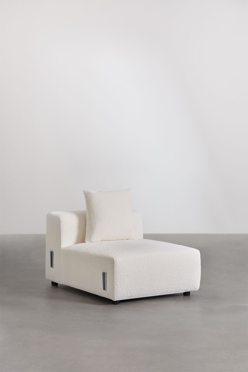 Divano modulare con chaise longue angolare sinistra a 3 pezzi con pouf (â†”ï¸Ž390 cm) Bruna
