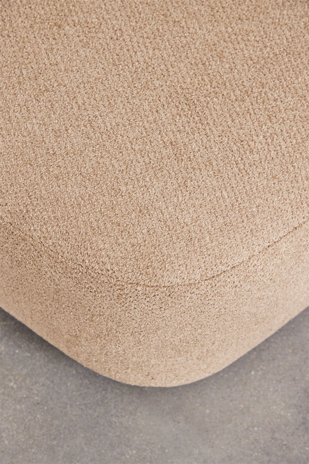 Divano modulare a 2 pezzi in ciniglia Coco