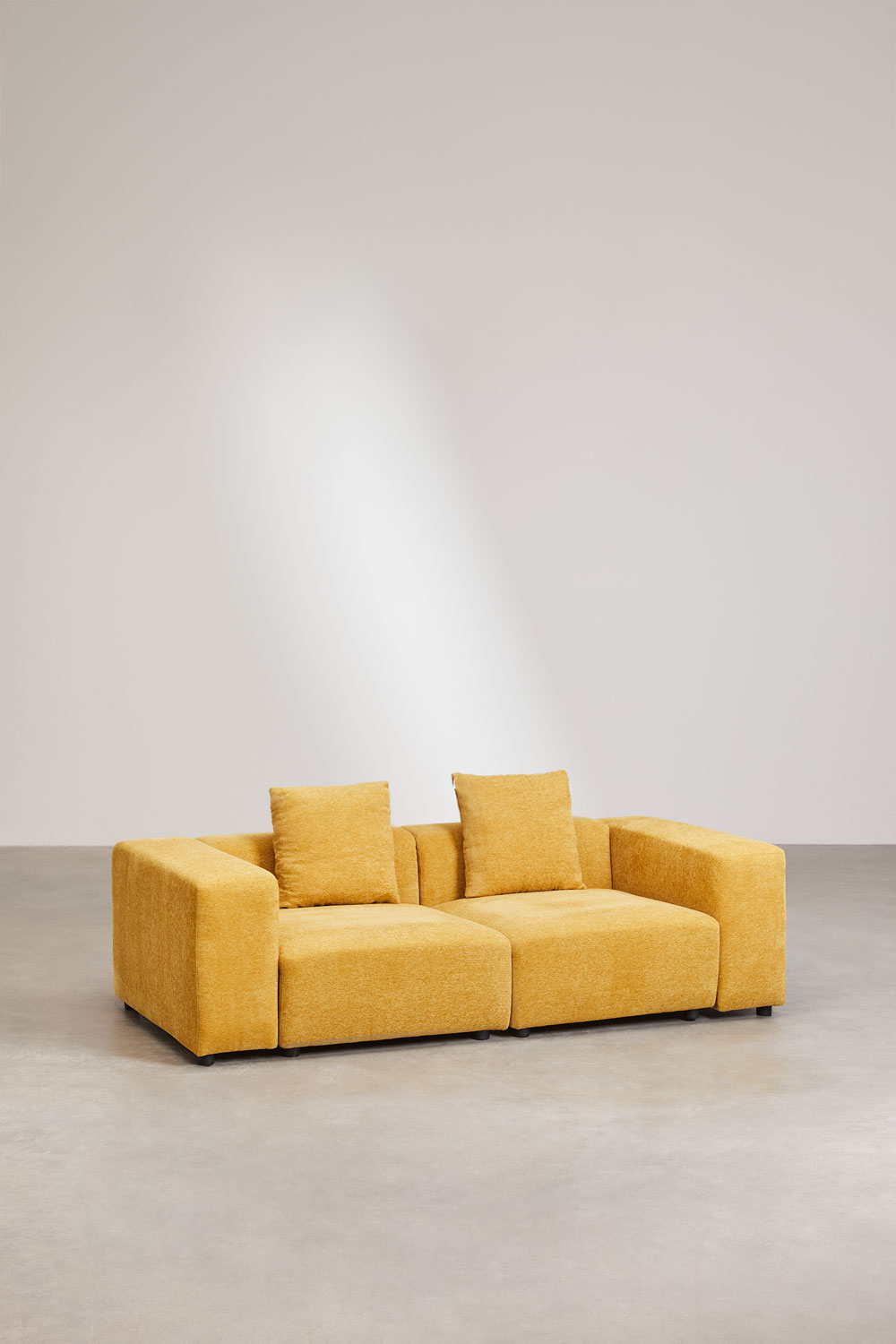 Sofà modulare a 2 pezzi (↔︎230 cm) con bracciolo alto Bruna