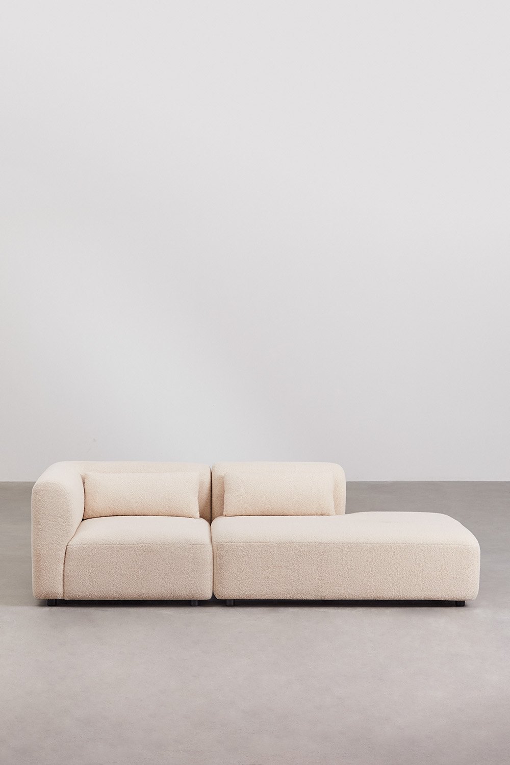 Divano modulare angolare in 2 pezzi Fogler con chaise lounge destra