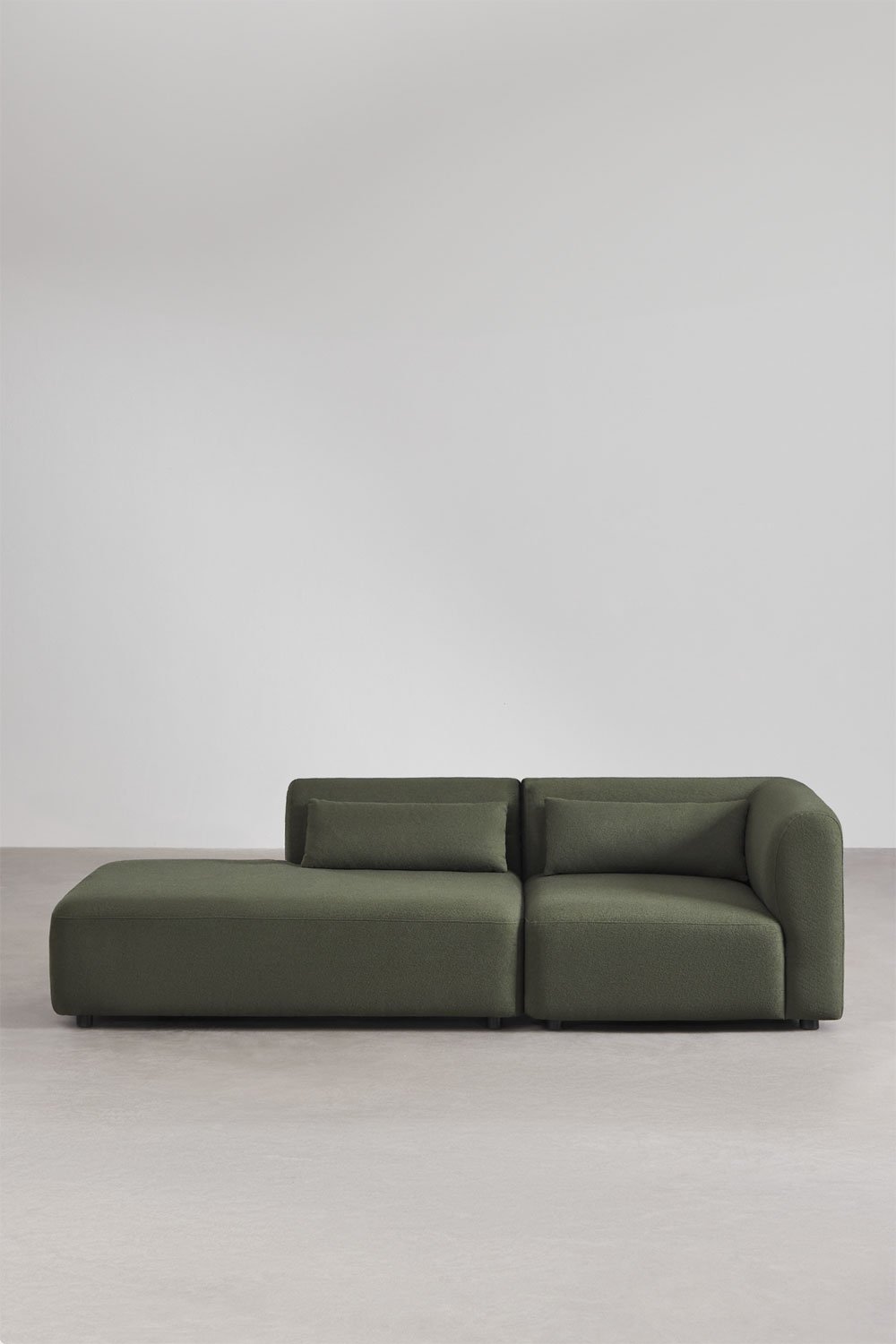 Divano modulare angolare in 2 pezzi Fogler con chaise lounge sinistra
