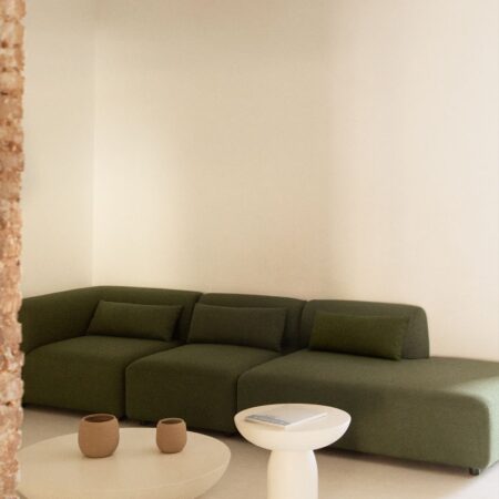 Divano modulare angolare in 3 pezzi Fogler con chaise lounge destra
