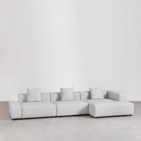 Divano componibile chaise longue angolare destro in 3 pezzi (â†”ï¸Ž375 cm) Bruna