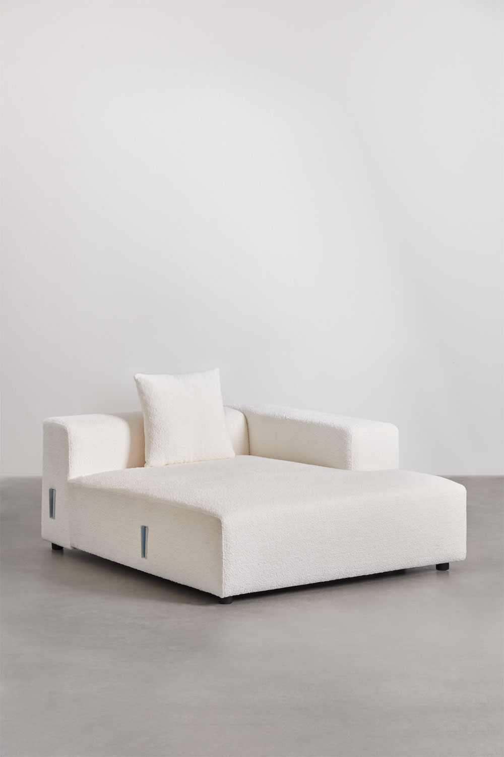 Divano modulare con chaise longue destra a 4 pezzi (â†”ï¸Ž420 cm) con bracciolo alto Bruna