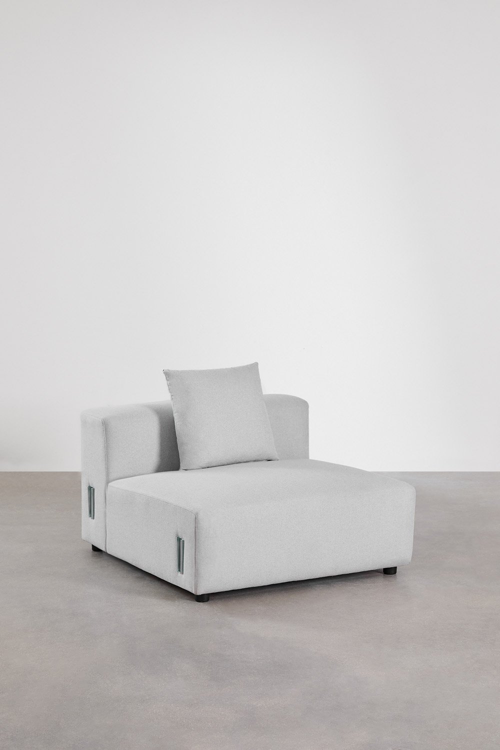Sofà modulare con chaise longue sinistra a 3 pezzi (↔︎375 cm) con bracciolo alto Bruna