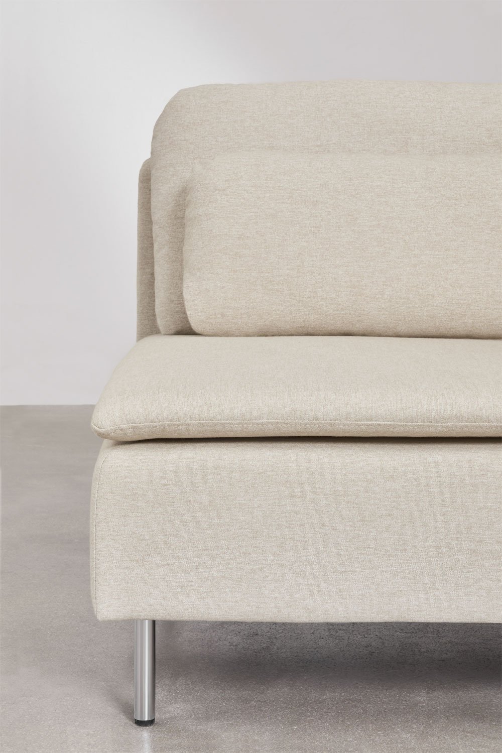 Divano modulare con chaise longue sinistra a 3 pezzi con modulo angolare Oriol