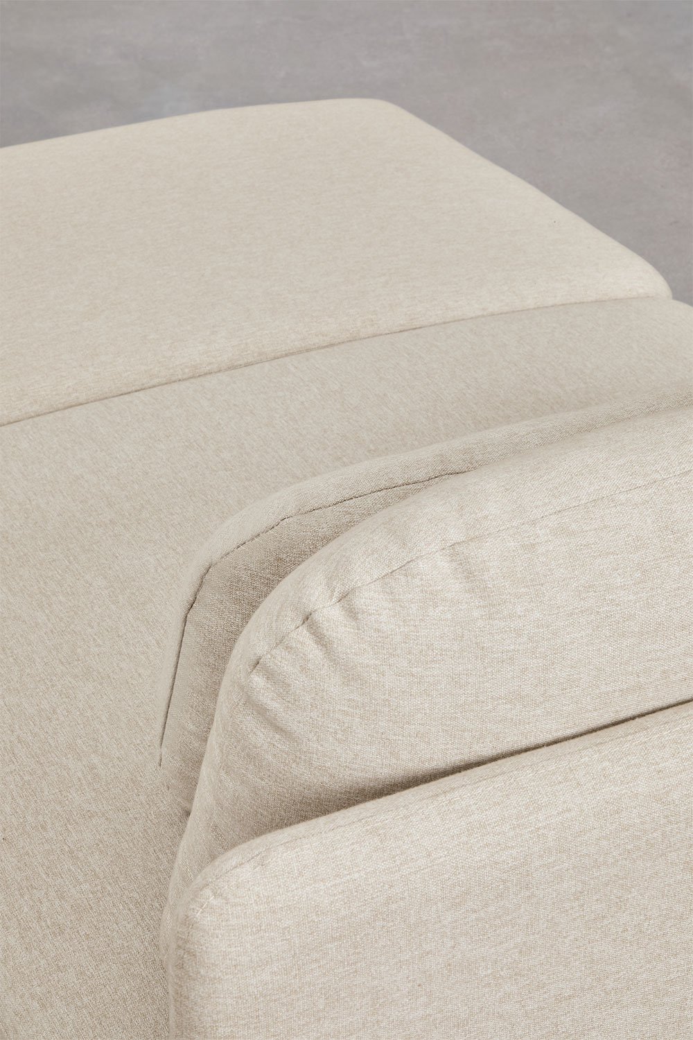 Divano modulare con chaise longue sinistra a 4 pezzi con modulo angolare Oriol