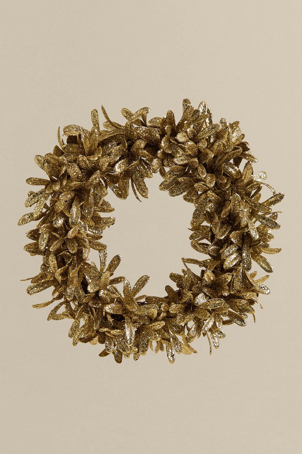 Corona di Natale decorativa con Luron viola (Ø40 cm)