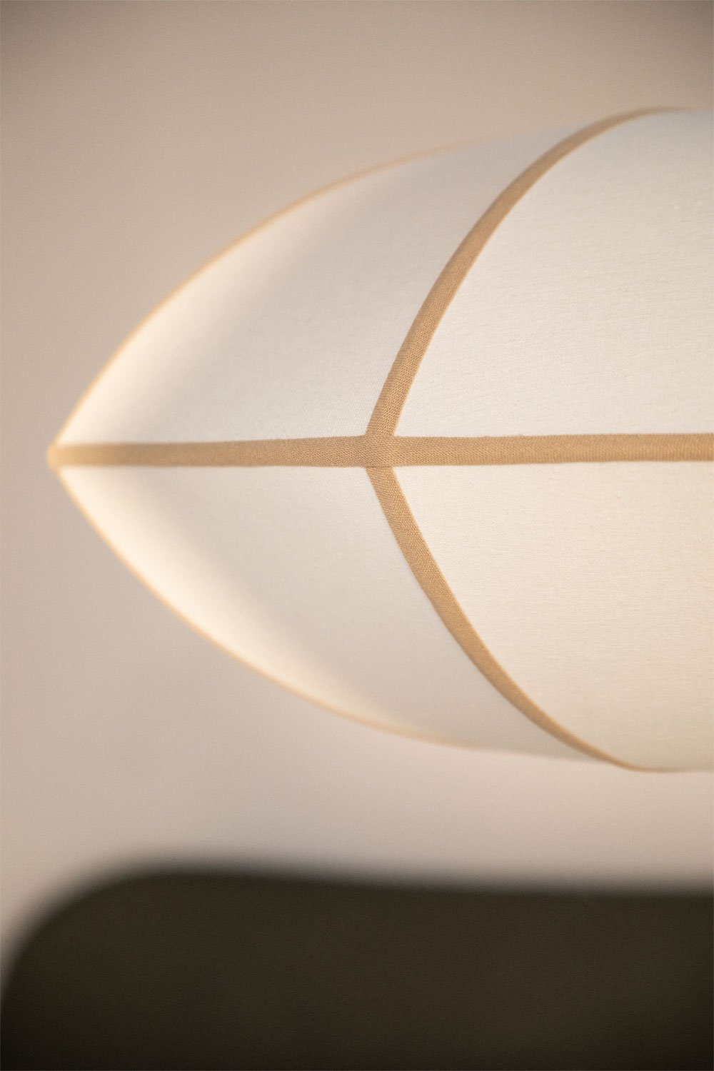Lampada da soffitto in lino Patraix