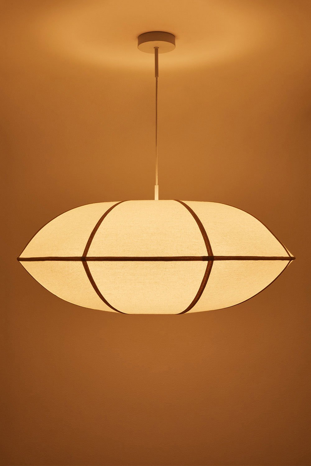 Lampada da soffitto in lino Patraix