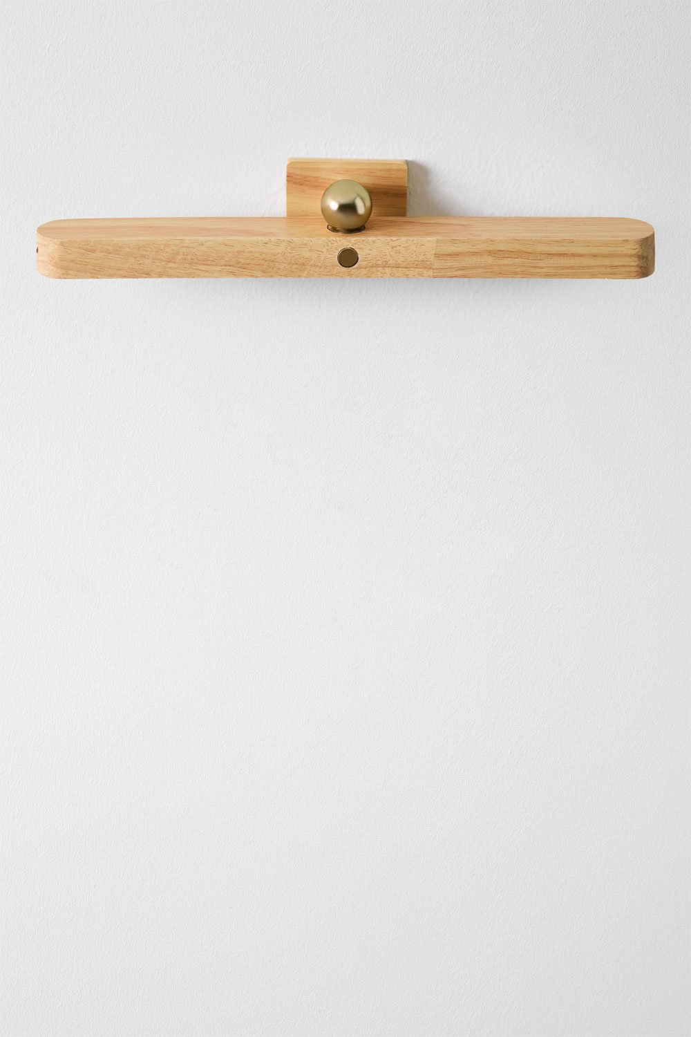 Lampada da parete a LED Davies in legno di gomma