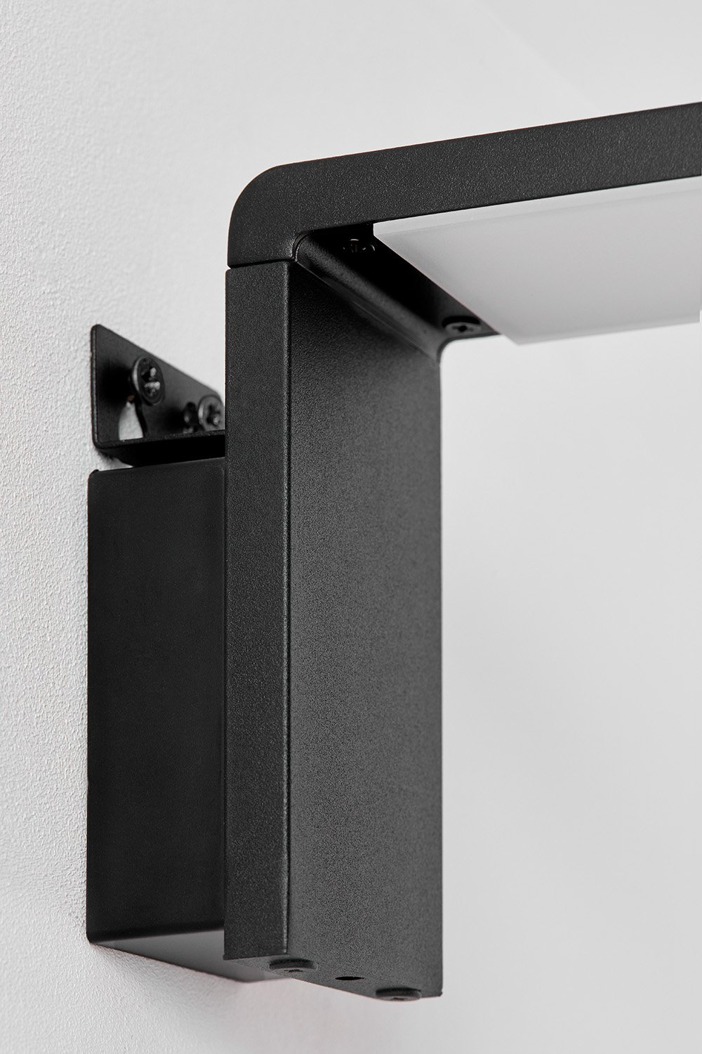 Lampada da parete LED solare da esterno in alluminio Luxore
